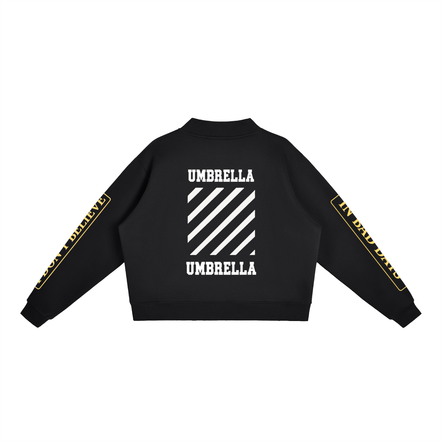 Essential Fleece Mock-Neck Crew Sweatshirt
