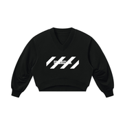 No Bad Days Women’s Crop V-Neck Sweatshirt