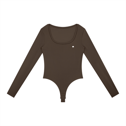 Women's Tight Long Sleeve Yoga Bodysuit