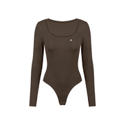 Women's Tight Long Sleeve Yoga Bodysuit